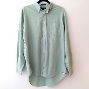 Lands End Hyde Park Men's Long Sleeve Buttondown Oxford Shirt